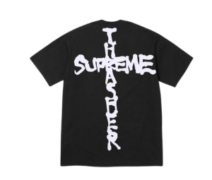 Supreme Thrasher Cross Tee Black (FW24)