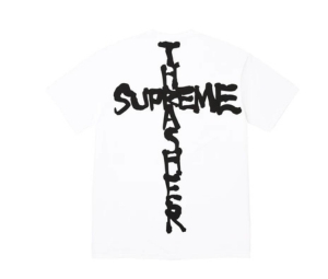 Supreme Thrasher Cross Tee White (FW24)