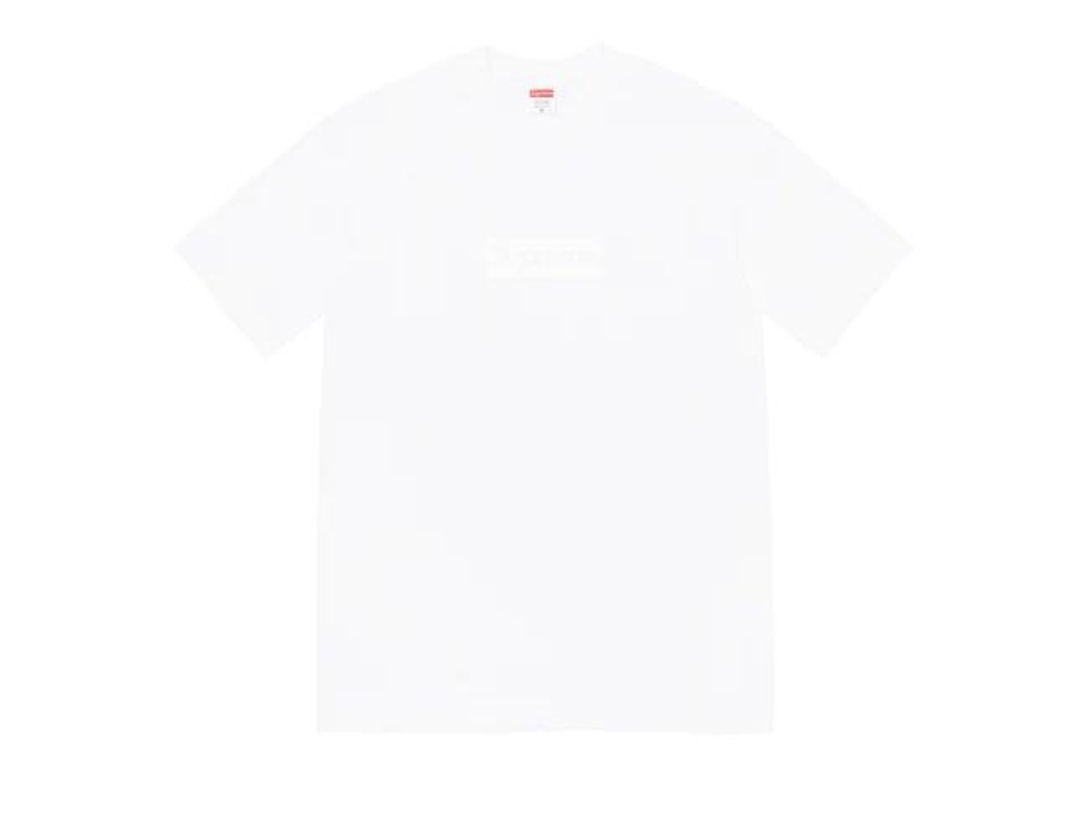 Tonal Box Logo Tee White