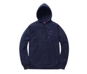 Supreme s on sale logo hoodie navy