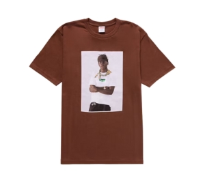 Buy Supreme Tyler The Creator Tee Brown at Sasom – Authentic and Ready to Ship