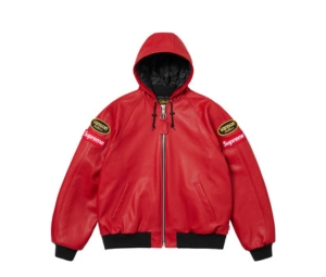 Supreme Arc Thermal Lined Zip Up Hooded Sweatshirt Red (FW24)