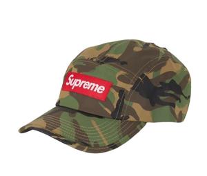 Supreme×goodenough Rayon Pile Camp Cap Supreme GOODENOUGH Crushed Rayon Camp Cap Black - SS25 - US