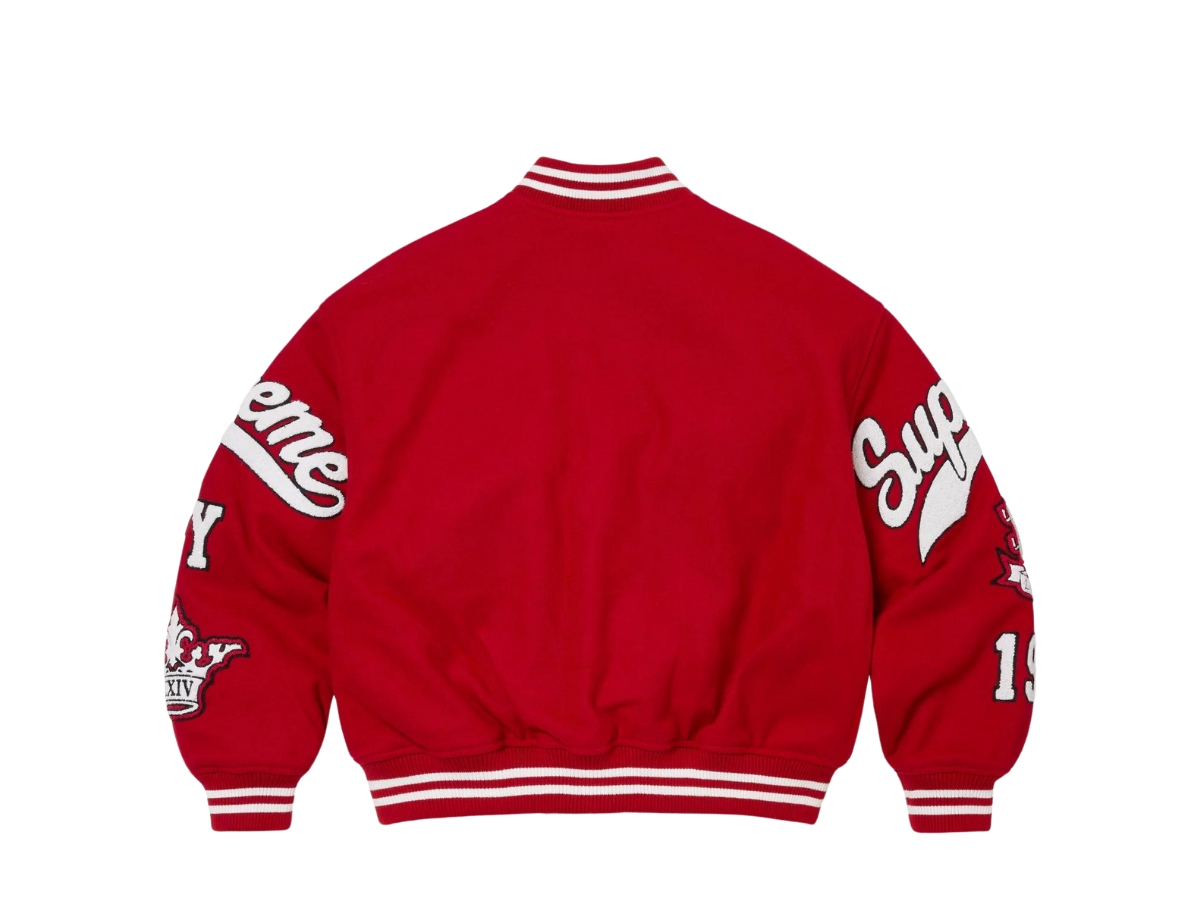 sさま専用☆Supreme Fall Veritas Varsity J Supreme - Veritas Varsity Jacket Jacquard Rib Football