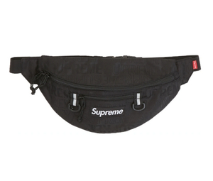 supreme black fanny pack