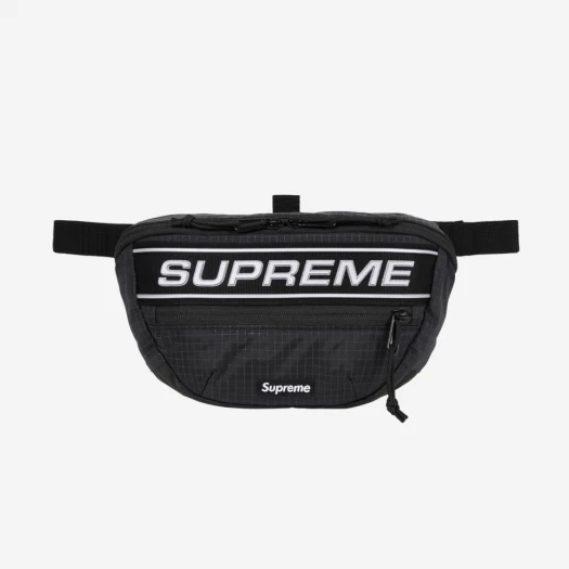 Supreme Waist Bag Black - 23FW
