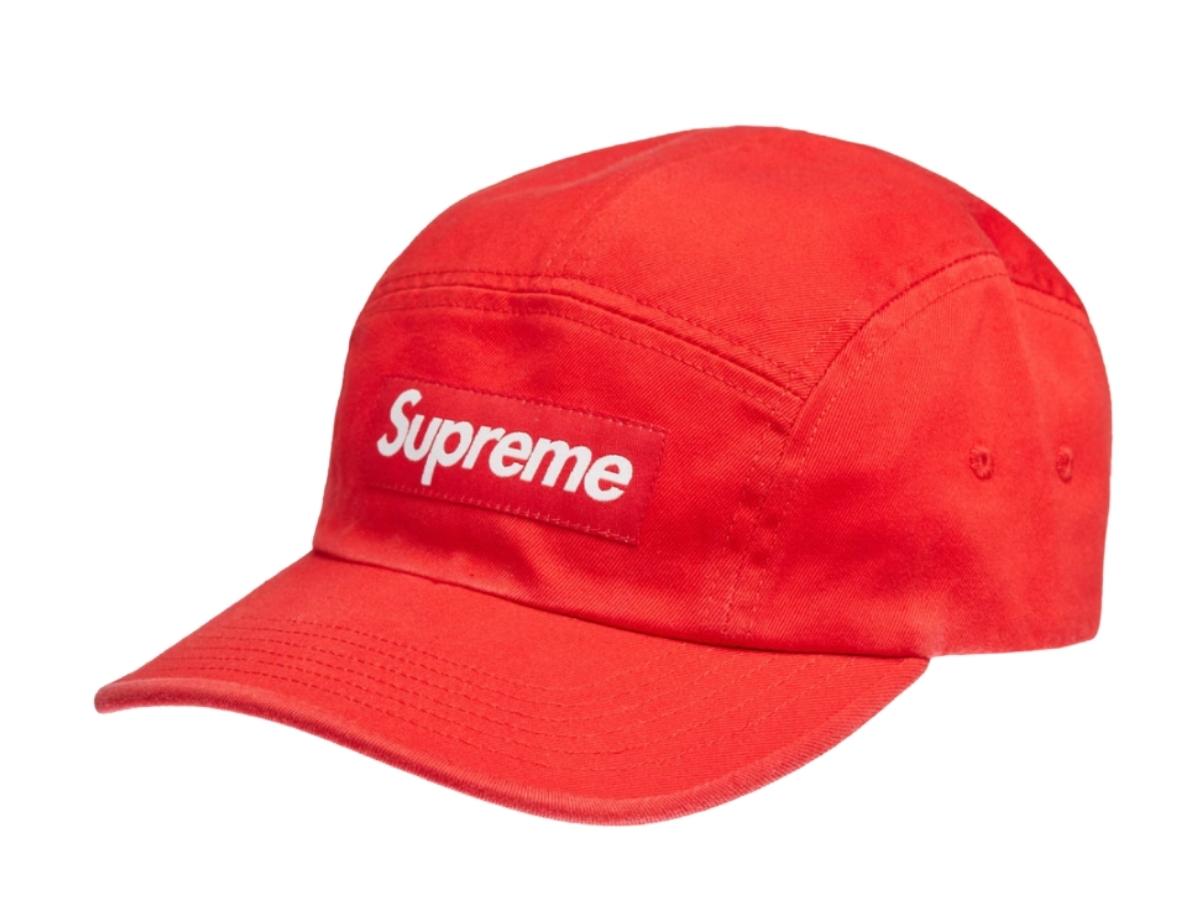 帽子 Supreme Washed Chino Twill Camp Cap Red s-l400.jpg