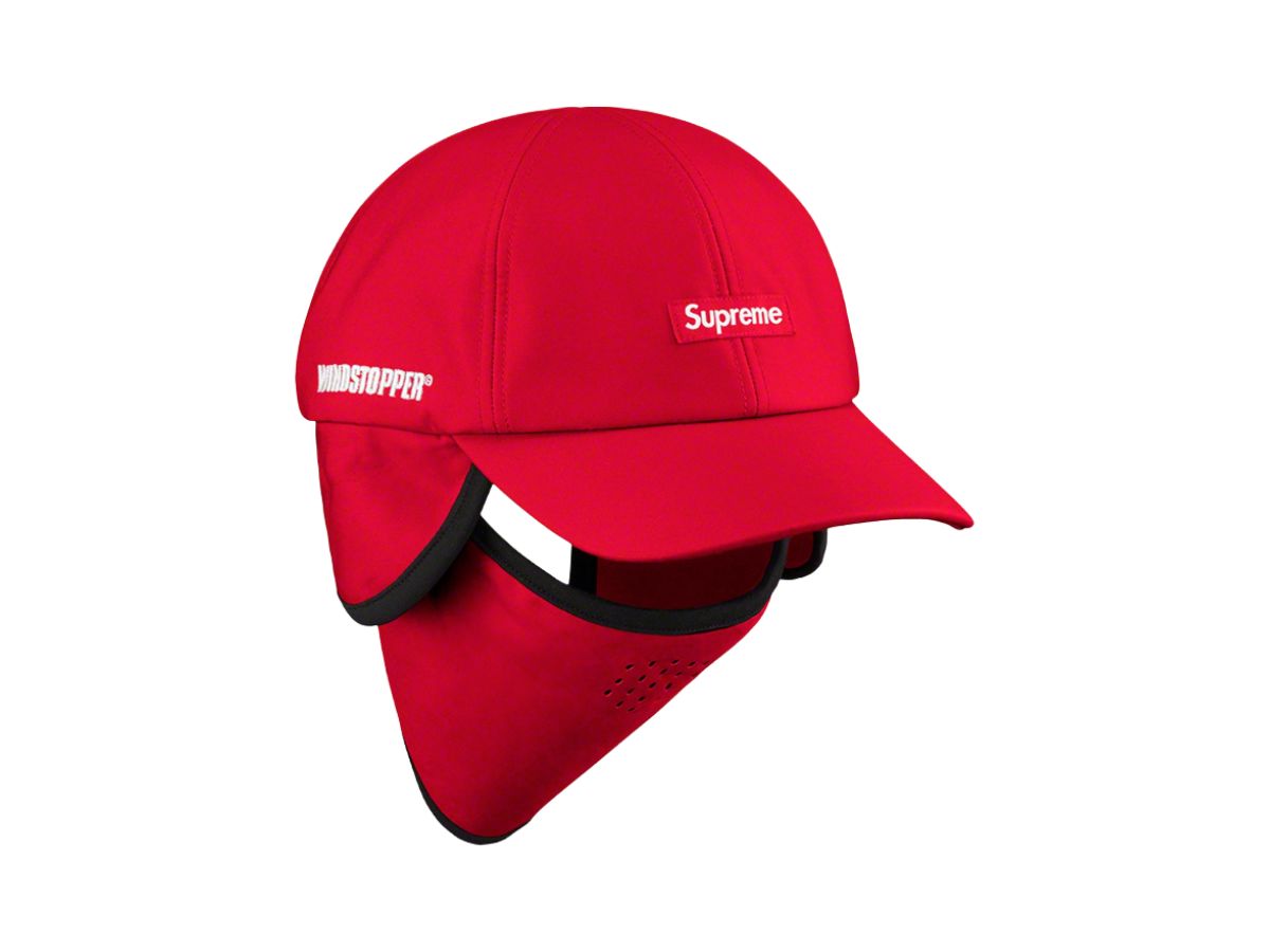 SASOM | accessories Supreme WINDSTOPPER Facemask 6-Panel Red Check 