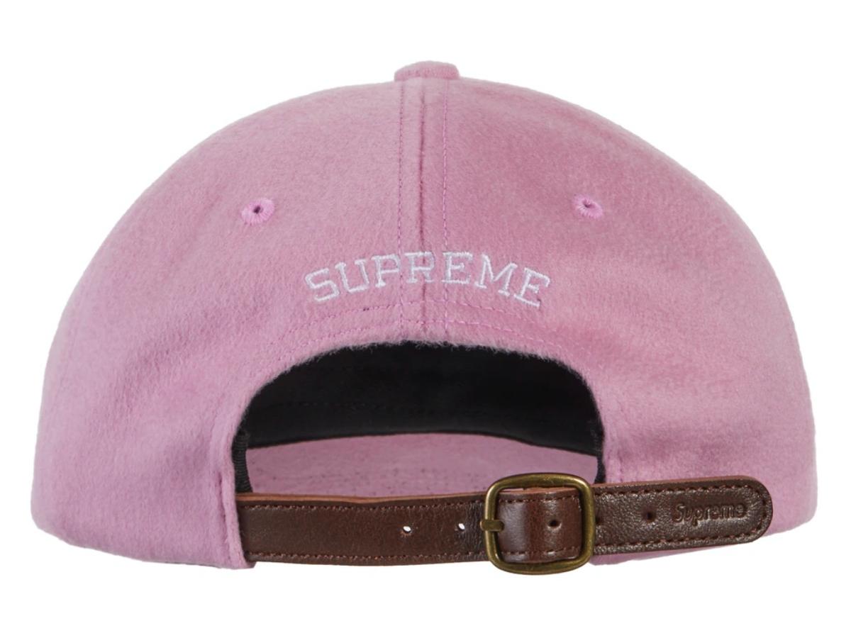 【Supreme】 Pigment S Logo 6-Panel Bright Pink - 24FW Supreme Pigment S Logo 6-Panel (FW24) - $54