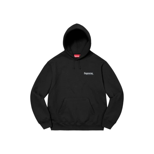 SASOM | เสื้อผ้า Supreme Worldwide Hooded Sweatshirt Black - 23SS