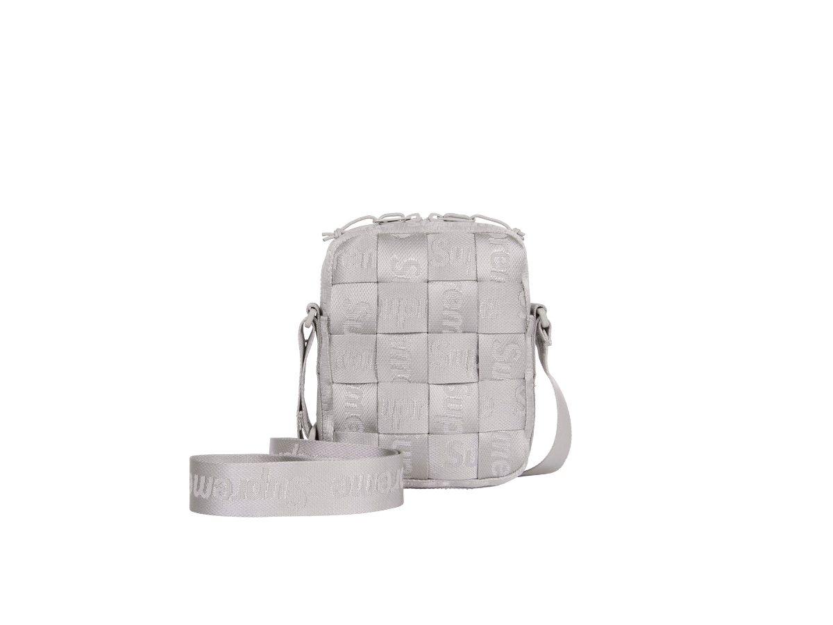 SASOM | กระเป๋า Supreme Woven Shoulder Bag Grey (SS24) เช็คราคาล่าสุด