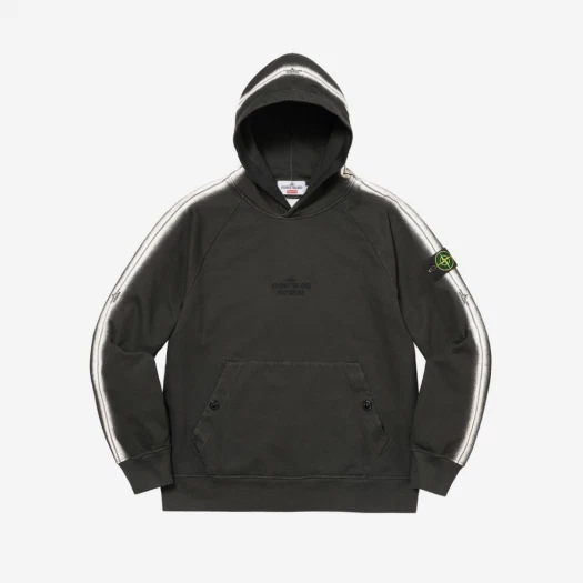 トップス Supreme stone  spider hoodie black Stone Island Supreme Spider Print Hooded Sweatshirt Black