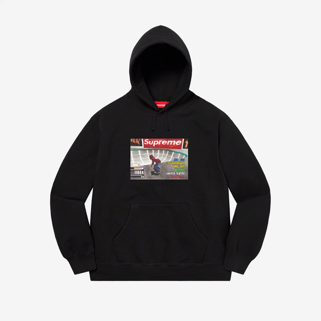 Supreme x Thrasher Hooded Sweatshirt Black - 21FW Supreme x Thrasher Hooded Sweatshirt Black - 21FW