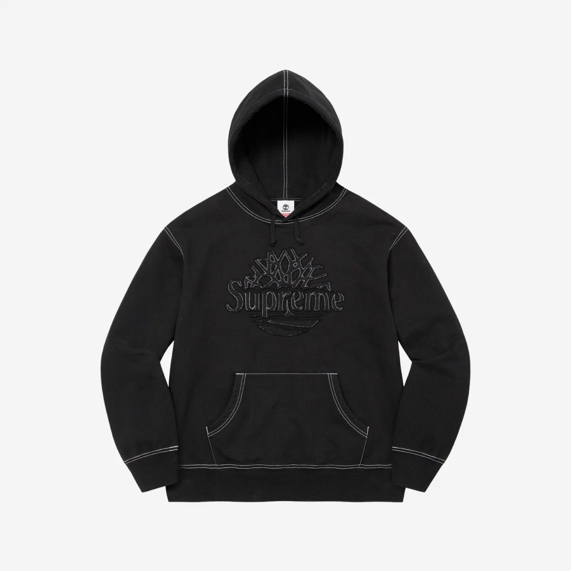 SASOM | เสื้อผ้า Supreme x Timberland Hooded Sweatshirt Black