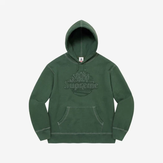 เสื้อผ้า Supreme x Timberland Hooded Sweatshirt Dark - SASOM