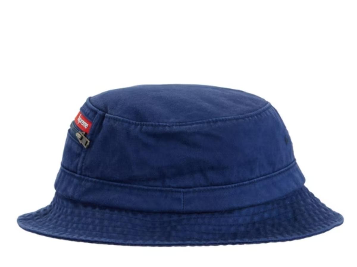 Supreme Zip Pocket Crusher Navy Shop Authentic at SASOM