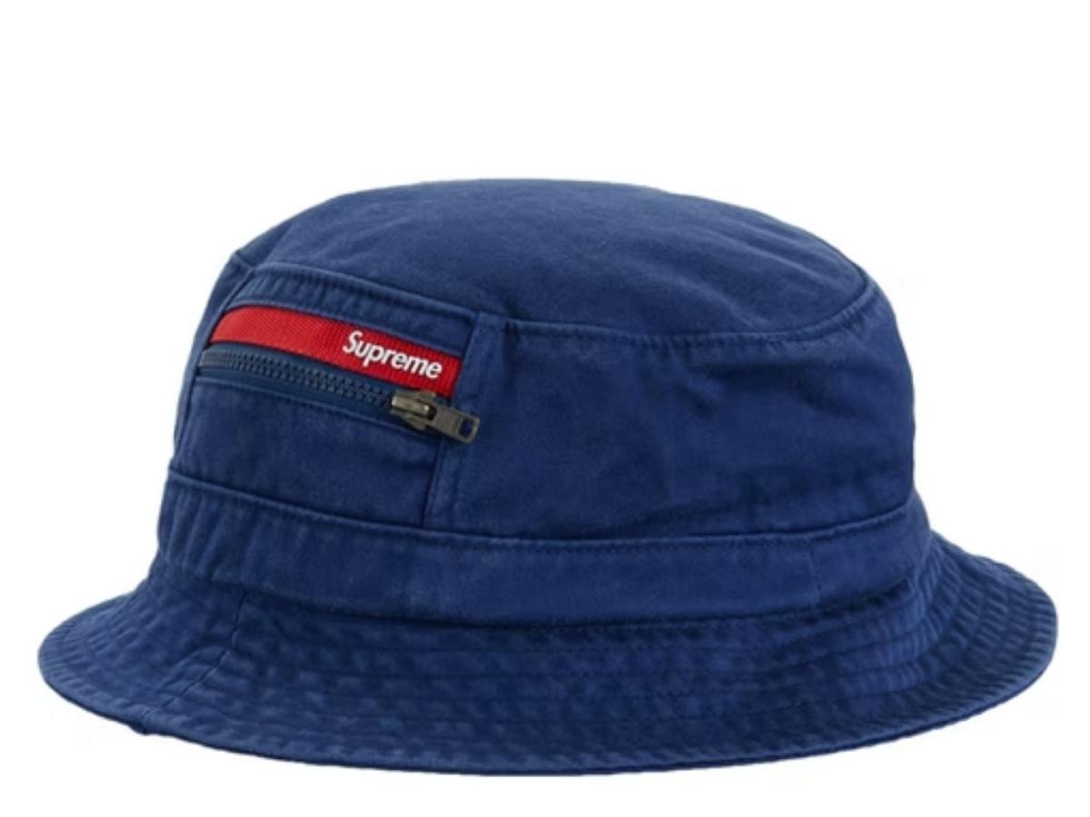 Supreme Zip Pocket Crusher Navy Shop Authentic at SASOM