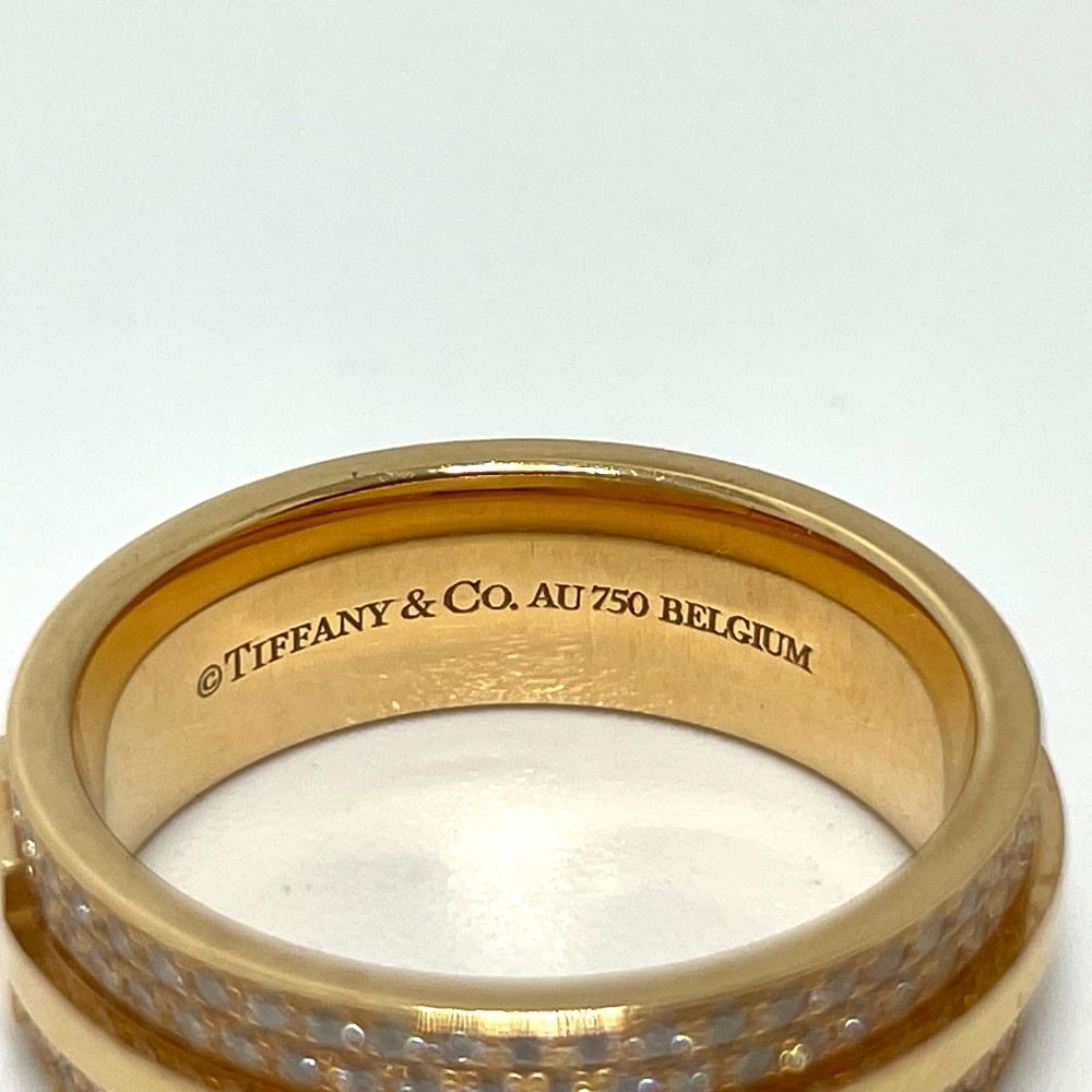 Tiffany & Co. T TWO wide Pave DiamondRing - view 5