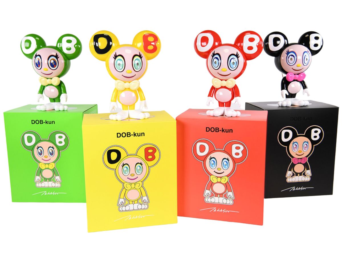 Takashi Murakami DOB-kun Soft Vinyl Green 2022 | SASOM