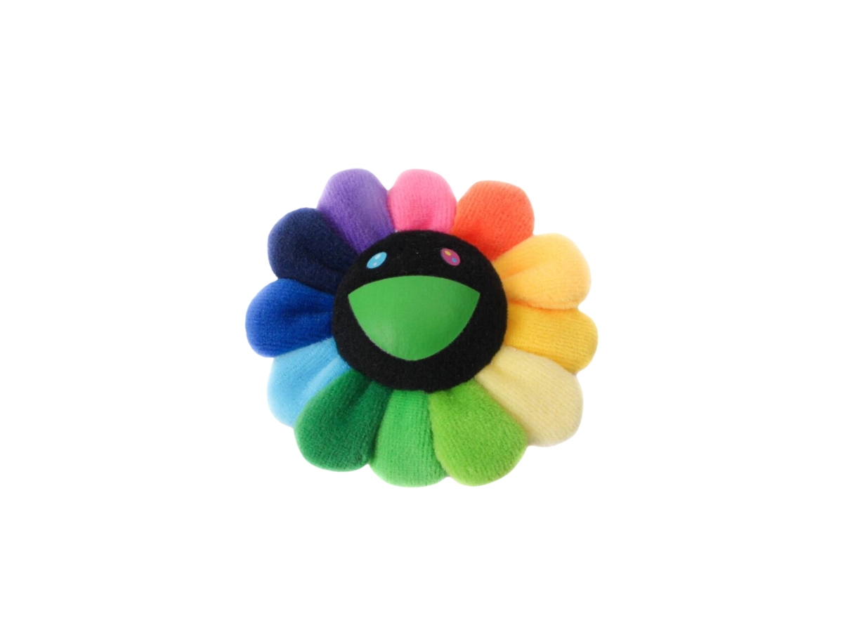 Takashi Murakami Flower Plush 30cm Rainbow/blackTakashi Murakami Flower  Plush 30cm Rainbow/black - OFour