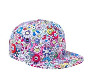 New Era x Takashi Murakami Flower Print 59Fifty Fitted Hat White