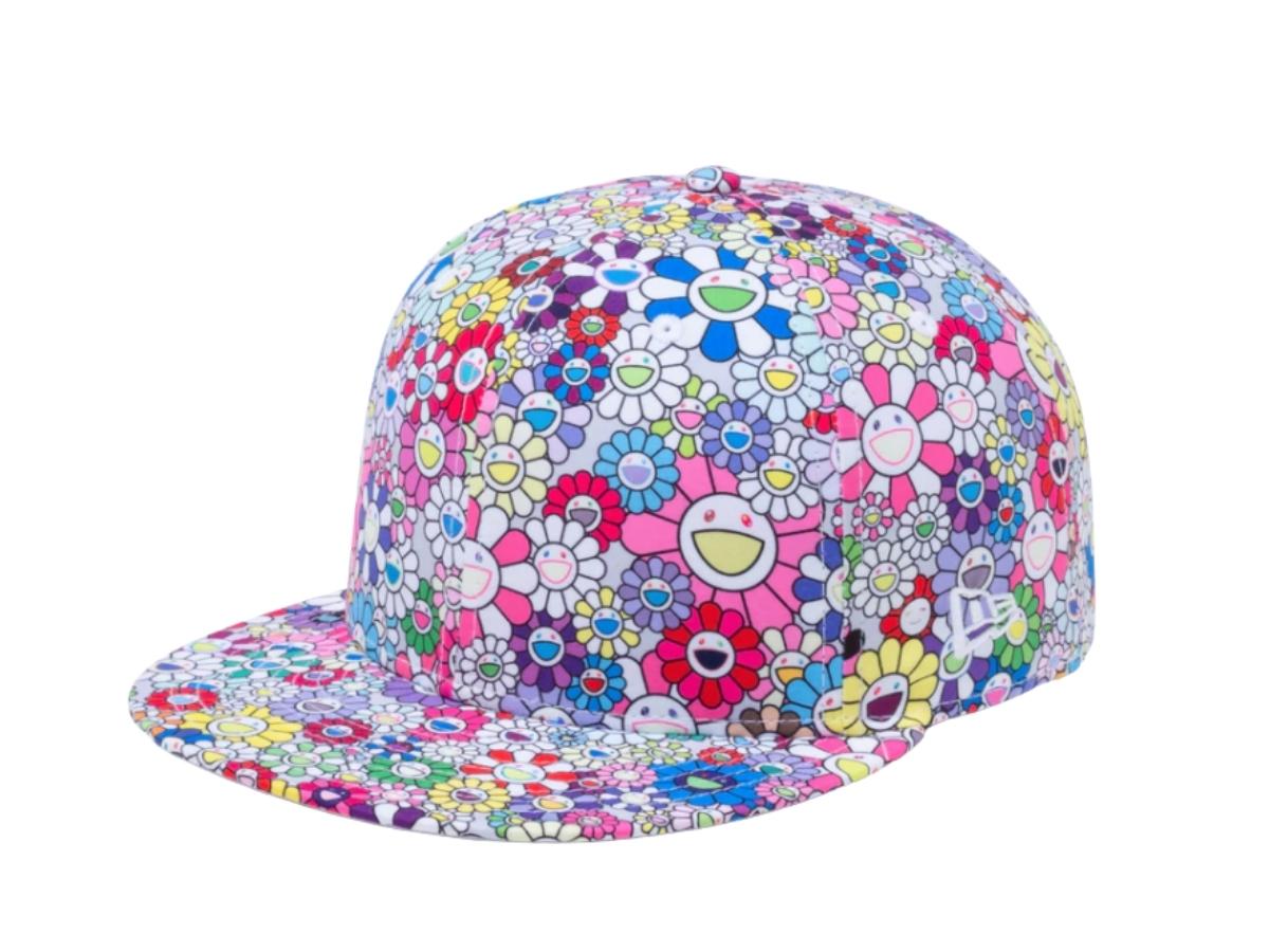 https://d2cva83hdk3bwc.cloudfront.net/takashi-murakami-x-new-era--flower-allover-print-59fifty-fitted-hat-white-rainbow-2.jpg