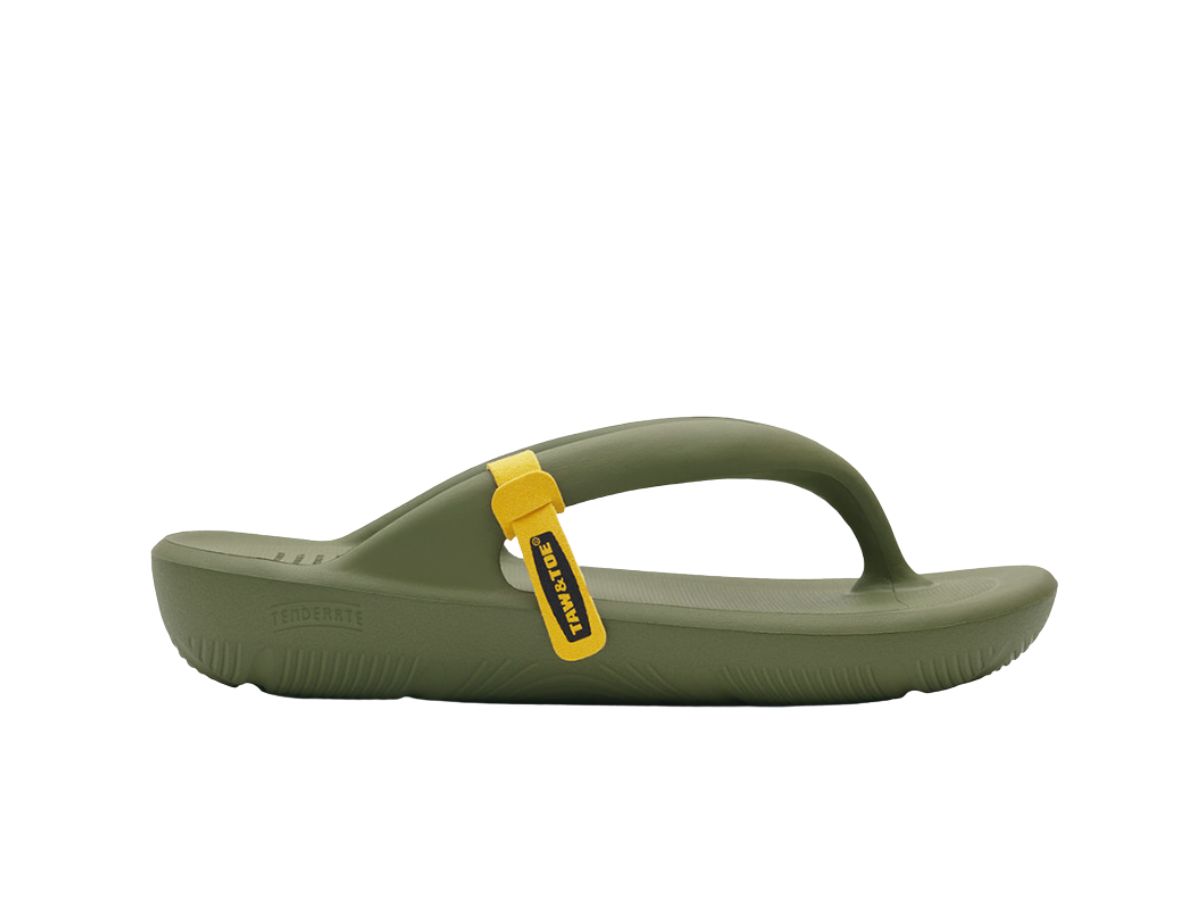 SASOM | shoes Taw&Toe Flip Flop ZEROVITY BIO_Olive Check the 
