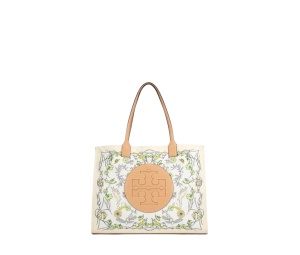 Buy Tory Burch Rabbit Field Floral Print Tote Bag Cream at Sasom – Authentic and Ready to Ship