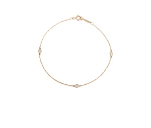 Buy Tiffany & Co. 3 Diamond By The Yard Bracelet Gold at Sasom – Authentic and Ready to Ship