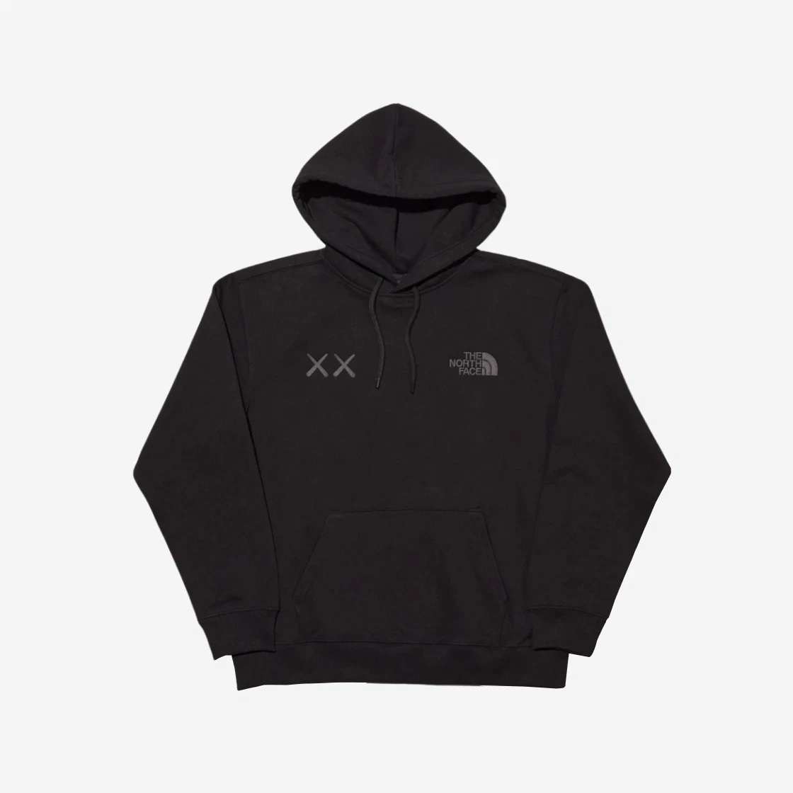 The north face store hoodie black and white