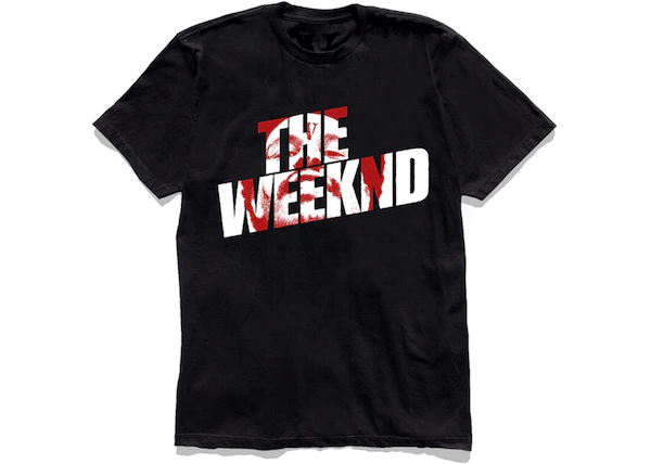 The Weeknd x Vlone After Hours Acid Drip Tee White