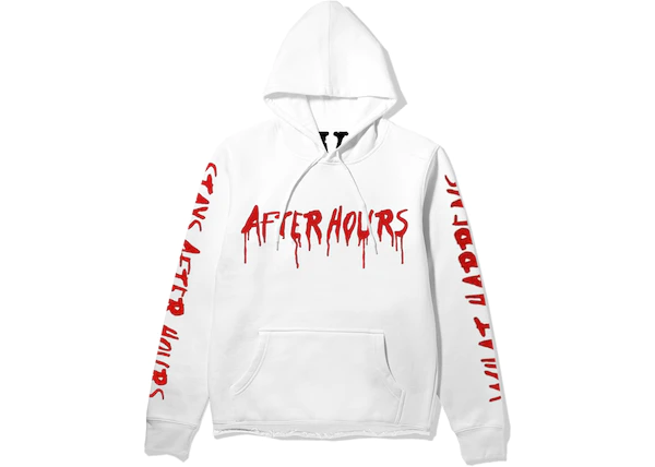 Buy The Weeknd x Vlone What Happens After Hours Pullover Hood White at Sasom – Authentic and Ready to Ship