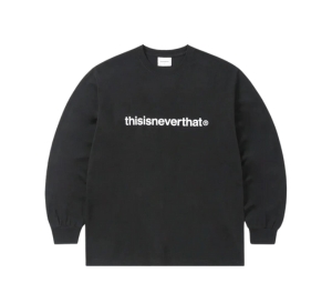 Buy thisisneverthat Logo Long-Sleeve T-Shirt Black at Sasom – Authentic and Ready to Ship