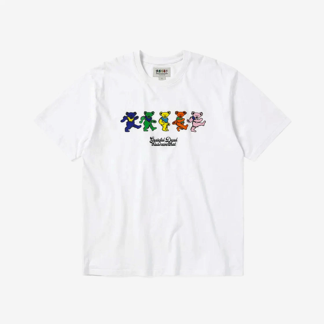 Tシャツ・カットソー thisisneverthat X GRATEFUL DEAD (GD251WSHTL01 LIGHT BLUE) thisisneverthat x Grateful Dead - GD Seoul Tour Tee (Light