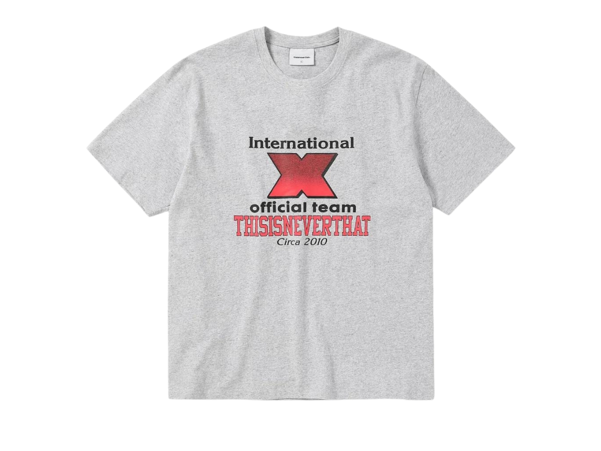 Buy thisisneverthat X-INTL.Tee Heather Grey | SASOM