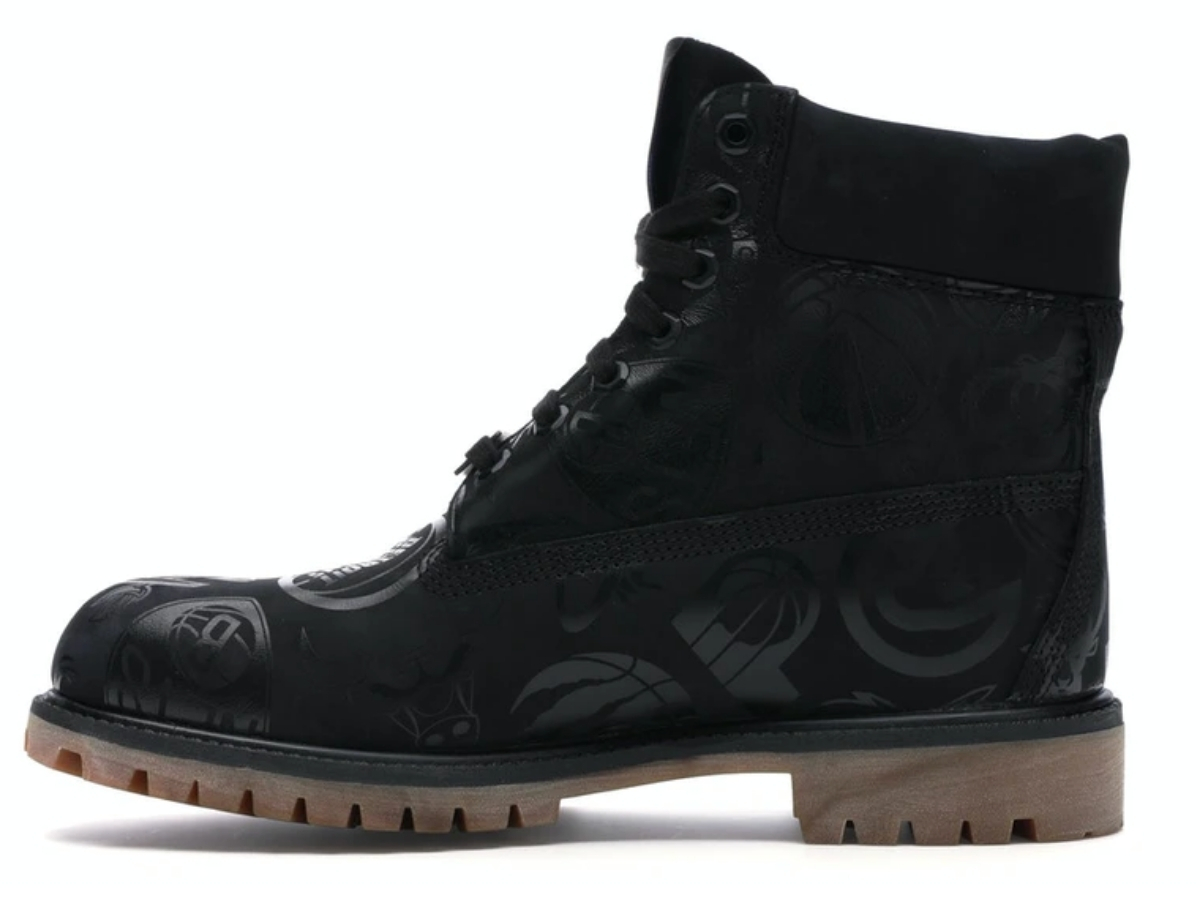 timberland 6 nba black gum