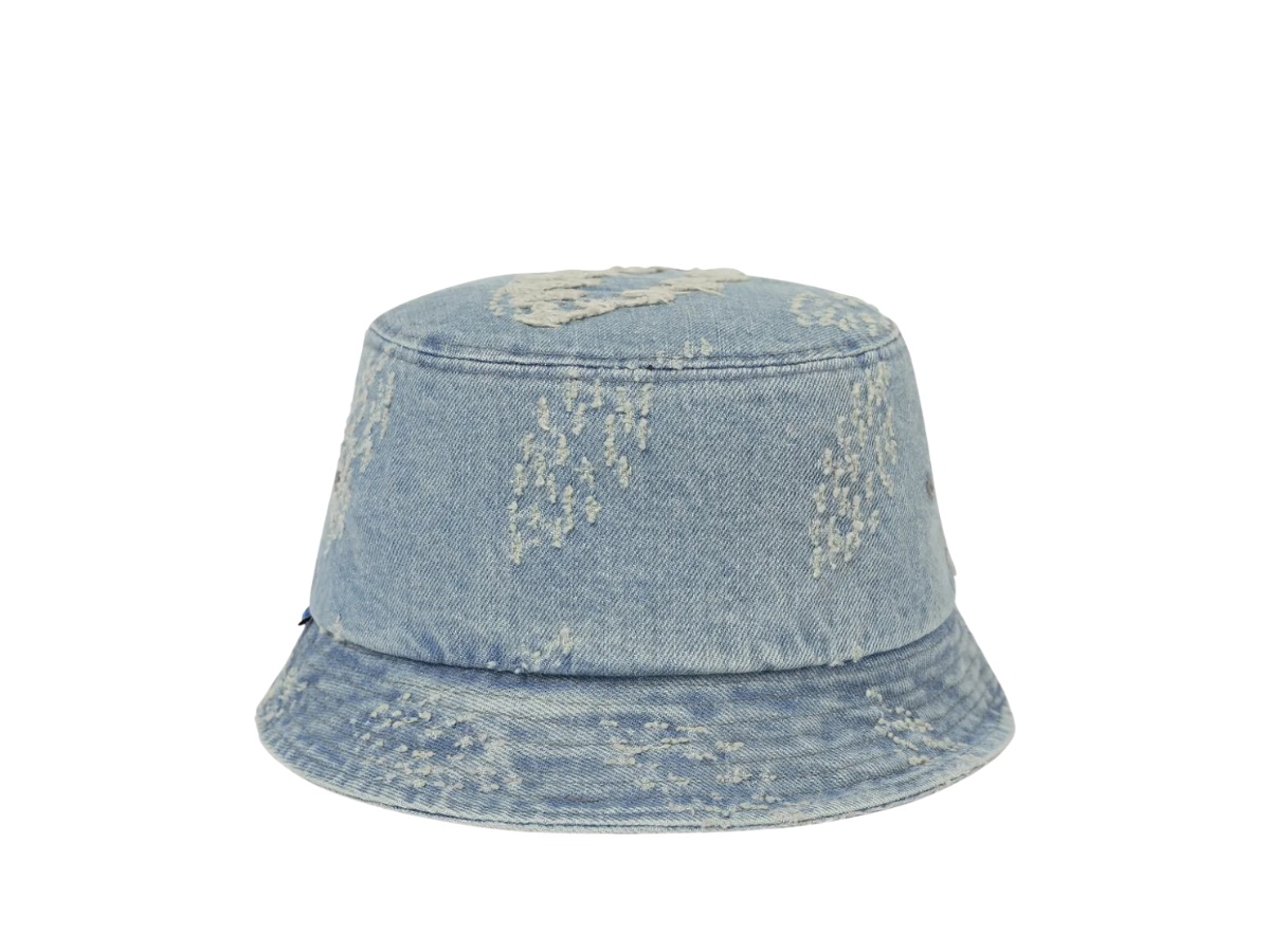 thisisneverthat thisisneverthat GD Lightning Denim Bucket Hat Washed Blue - view 3