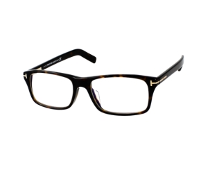 Tom Ford TF5663 Eyeglasses In Plastic With Demo Lens Dark Havana