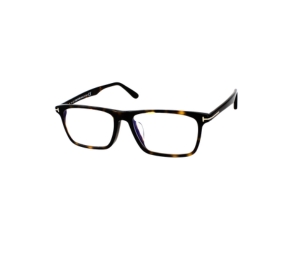 Tom Ford TF5681 Eyeglasses In Plastic With Demo Lens Dark Havana
