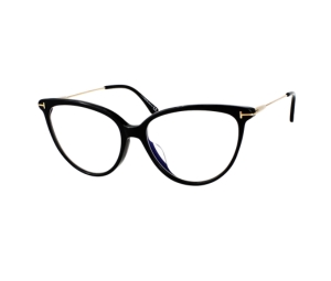 Tom Ford TF5688 Eyeglasses  In Plastic With Demo Lens Black