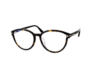 Tom Ford TF5706 Eyeglasses In Plastic With Demo Lens Dark Havana
