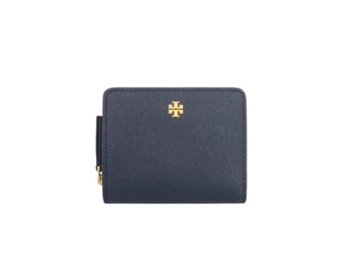 Tory Burch Emerson Mini Wallet In Saffiano Leather With Gold Tory Burch Emerson Mini Wallet In Saffiano Leather With Gold