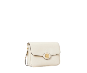 Buy Tory Burch Robinson Spazzolato Convertible Shoulder Bag In Patent Leather With Gold Color Hardware Shea Butter at Sasom – Authentic and Ready to Ship