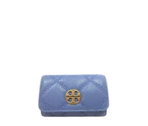Tory Burch Willa Card Case In Leather With Gold Color Hardware Black
