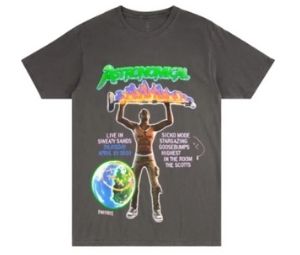 Cactus Jack by Travis Scott For Tenet T-Shirt Black