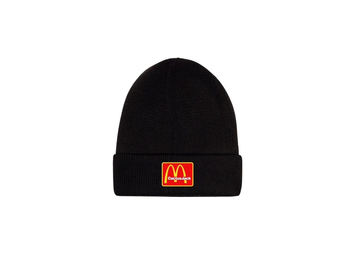 Travis Scott Cactus Jack x McDonald's Beanie Black