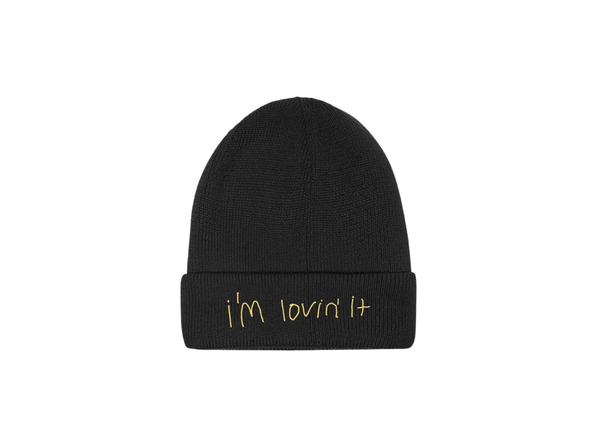 Travis Scott Cactus Jack x McDonald's Beanie Black