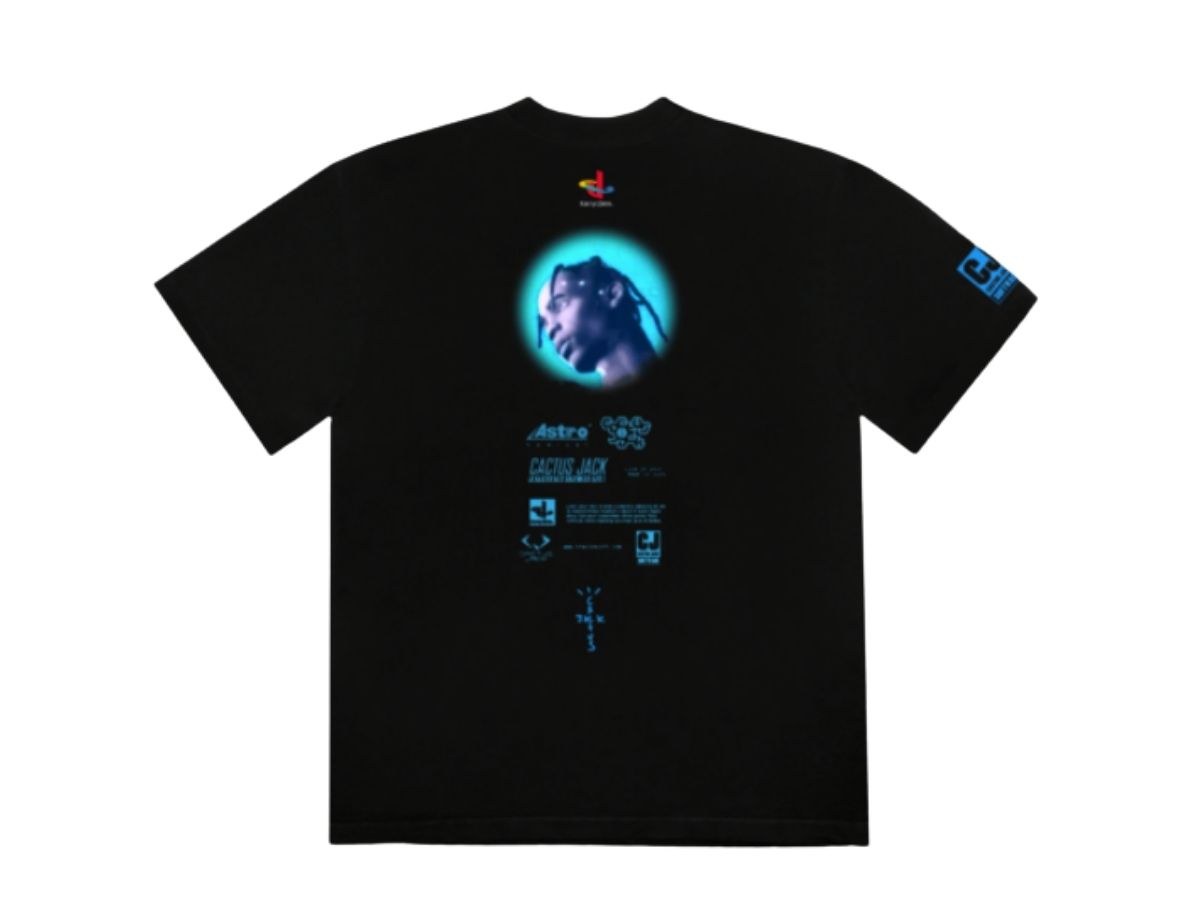 Travis Scott CJ Portal T-Shirt Black Shop Authentic at SASOM