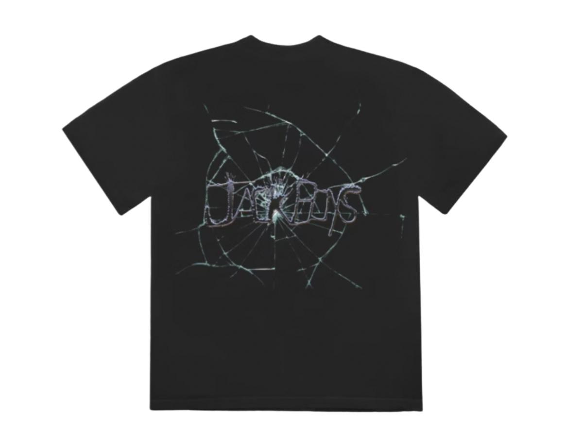 Travis Scott★Free The Rage 半袖Tシャツ 送関込 Travis Scott Jack Boys Cracked T-shirt Black | ของแท้