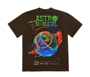 Travis Scott Cactus Jack Reverse Jack Long Sleeve T-Shirt Brown